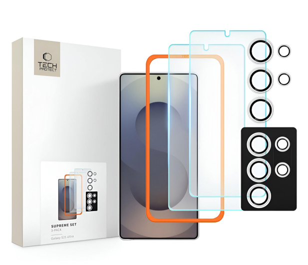 TECH-PROTECT Supreme Set 3-Pack do Samsung Galaxy S25 Ultra Clear 5906302322343 - 1311894 - zdjęcie